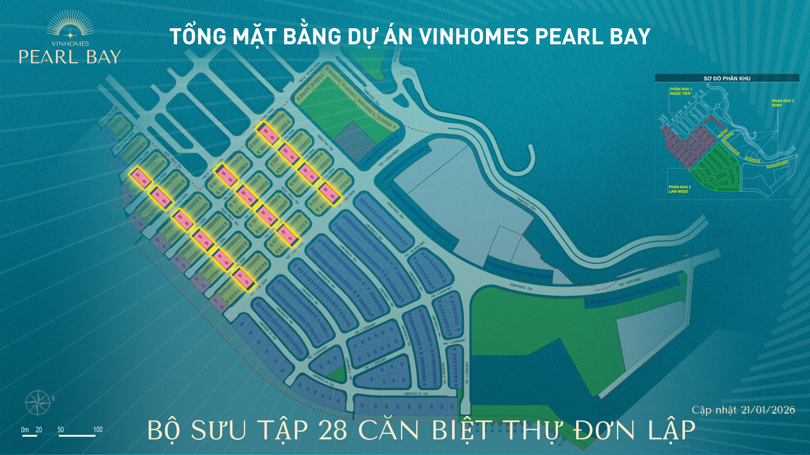 Bộ sưu tập biệt thự đơn lập Vinhomes Pearl Bay