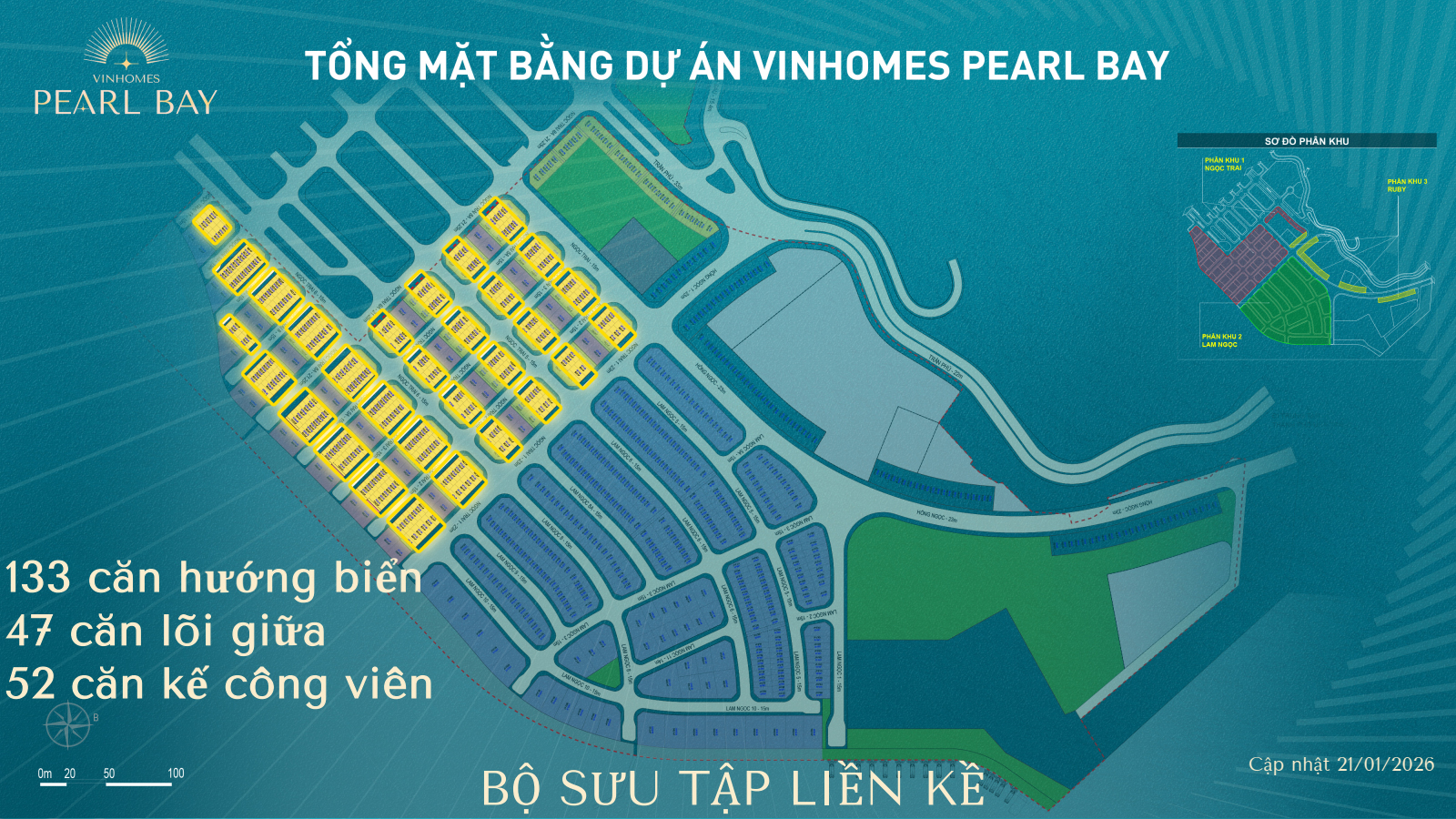 Bộ sưu tập nhà liền kề Vinhomes Pearl bay
