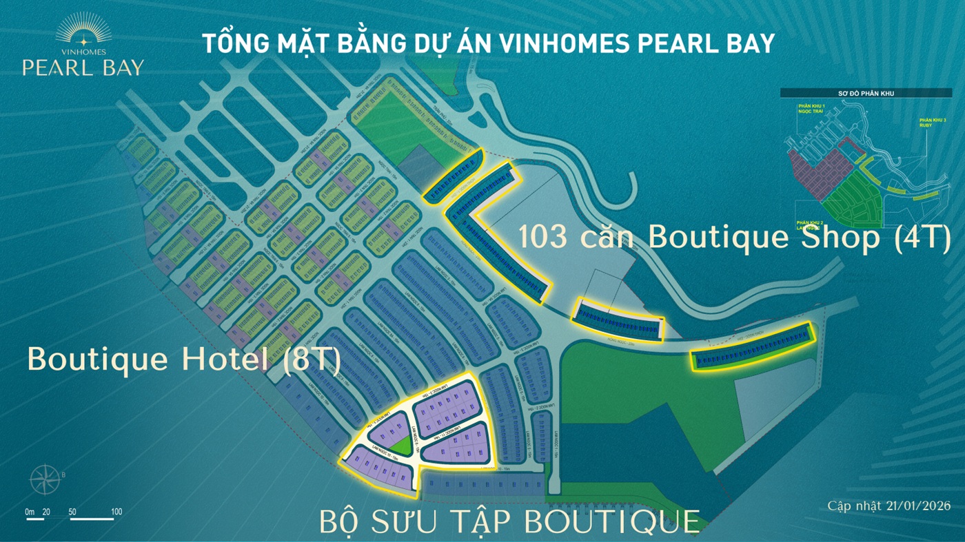 Bộ sưu tập Boutique Vinhomes Pearl Bay