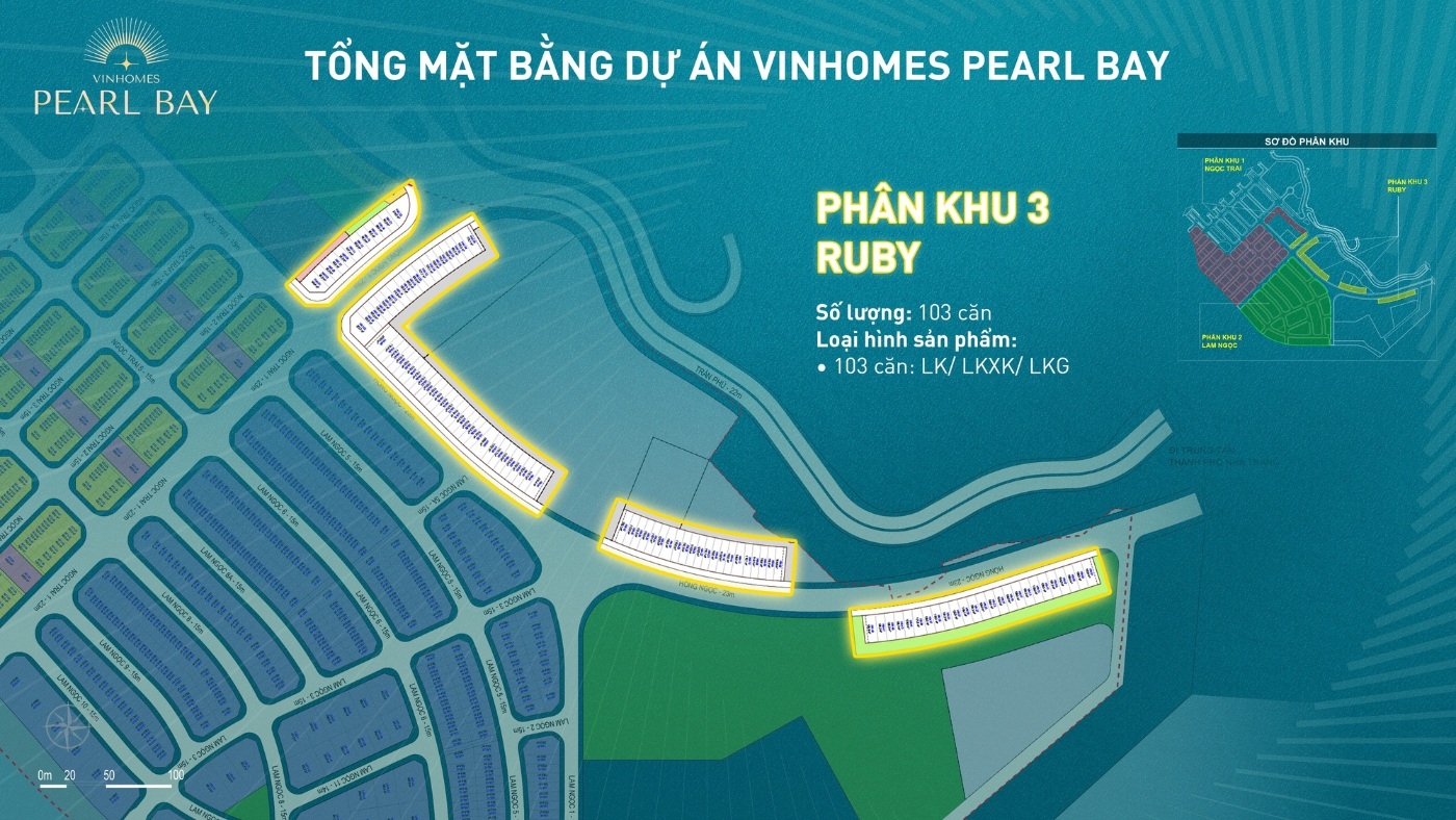 phân khu Ruby Vinhomes Pearl Bay